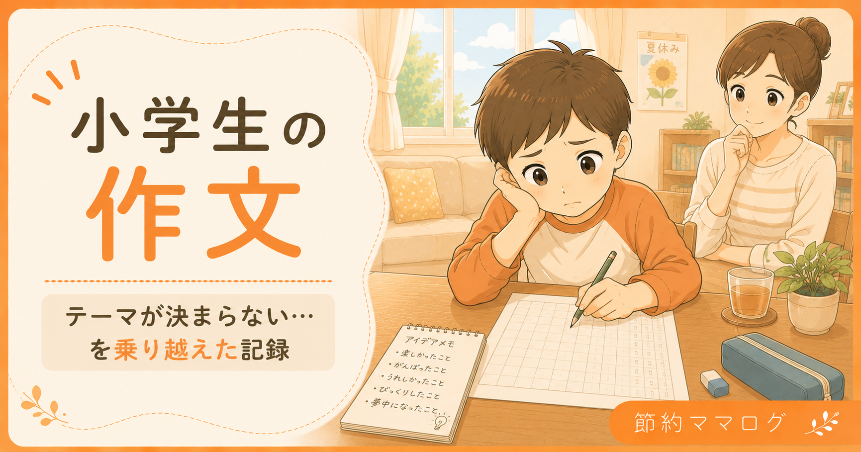 小学生 作文 手伝い方 夏休み