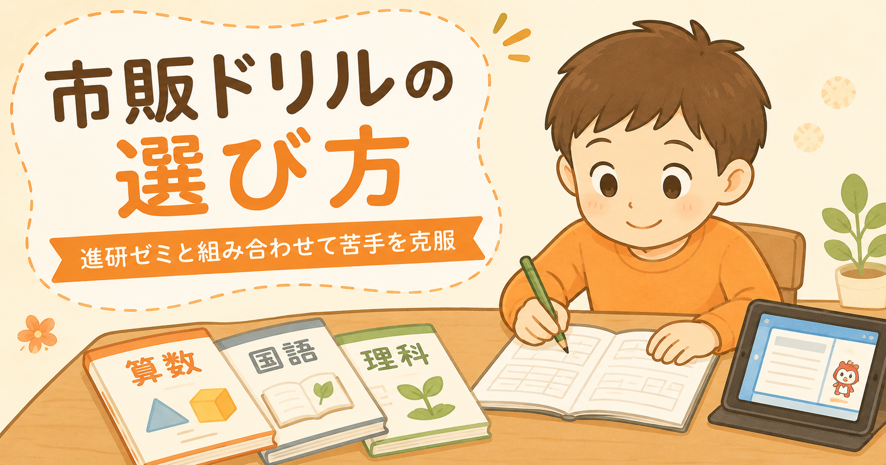 市販ドリル 選び方